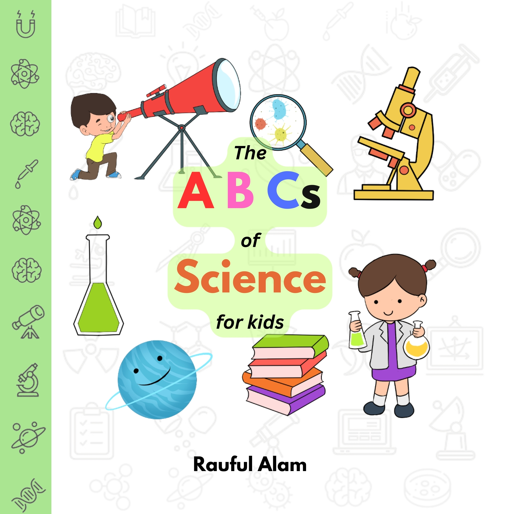 Book cover: The ABC's of Science for Kids
